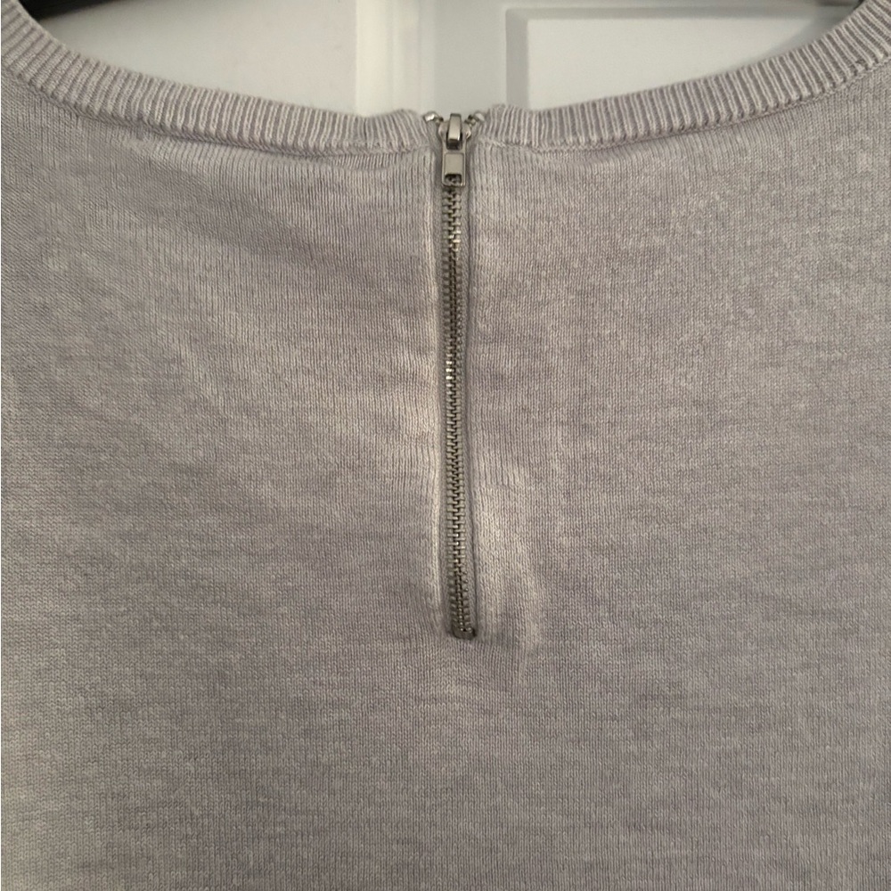 Cable & Gauge Light Gray Sweater - Picture 4 of 4